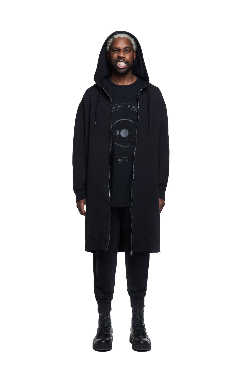 ファッションなデザイン HAMSA LONG HOODIE – HIR ジャケット・アウター